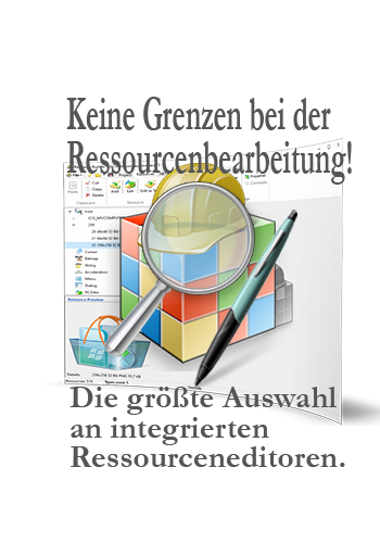Große Auswahl an Ressourceneditoren